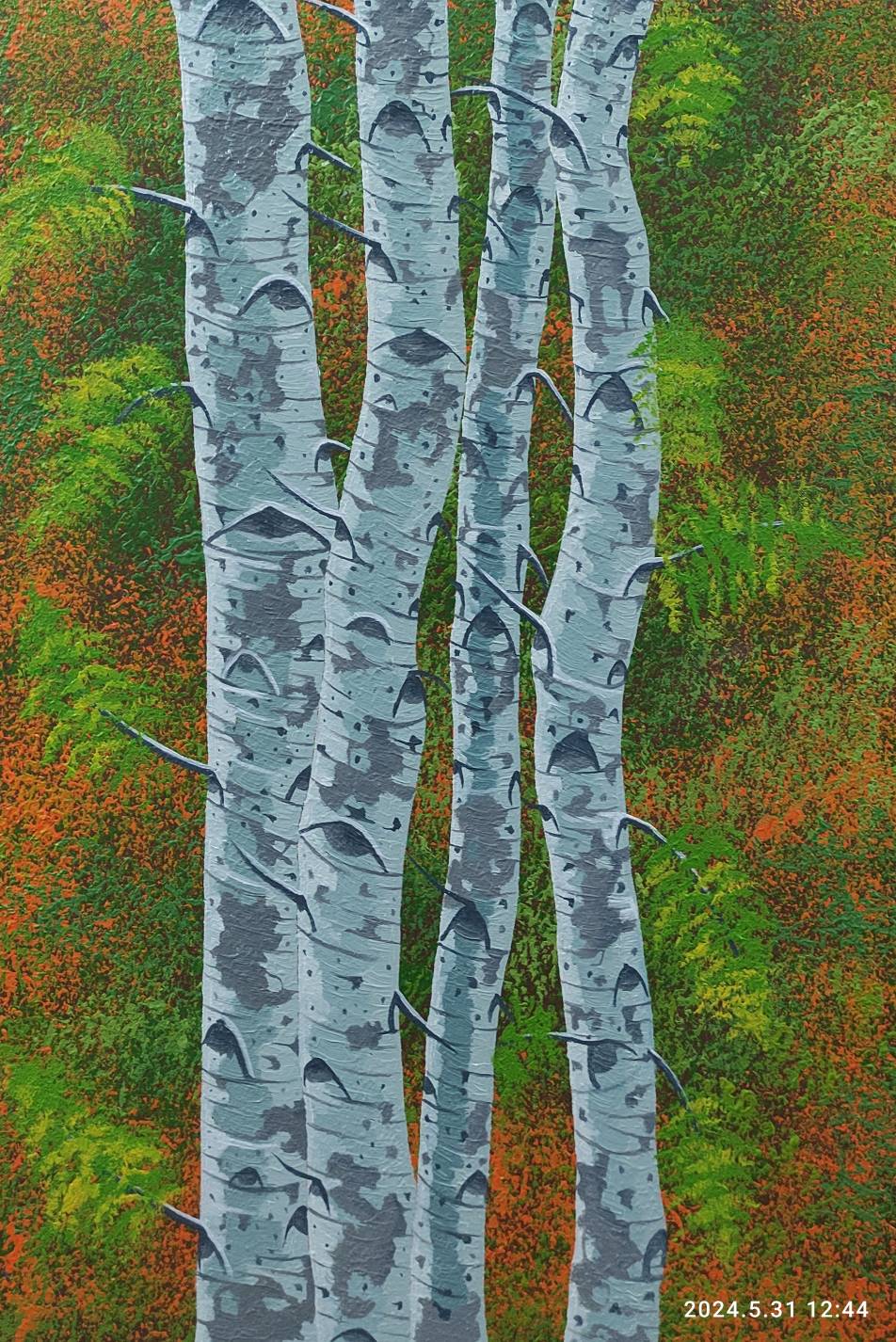 نقاشی رنگ روغن روی بوم